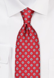 Wine Red Silk Tie in Luxury Silk