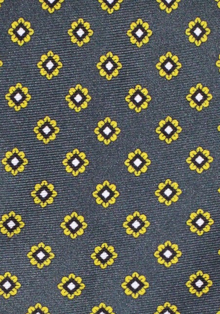 Dark Olive Green Silk Bowtie in Self-Tie Style