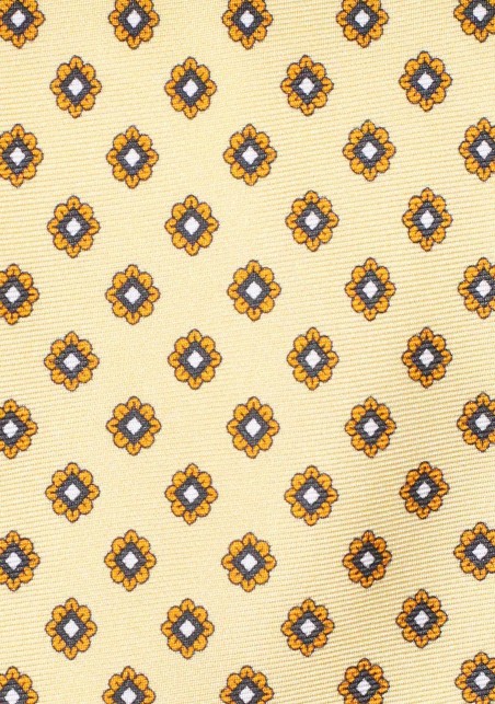 Golden Blonde Silk Bowtie in Self-Tie Style