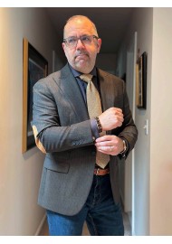 Golden Mustard Hued Autumn Tie