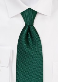 Hunter Green Matte Necktie
