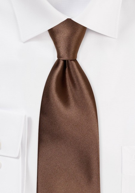 Tie in Chestnut Brown