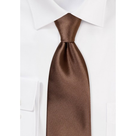Tie in Chestnut Brown