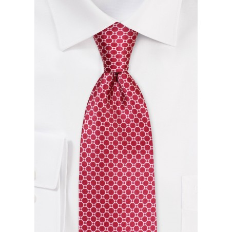 Rosewood Satin Silk Designer Tie