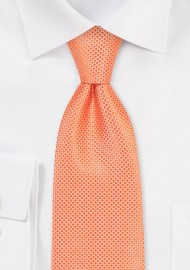 Tangerine Orange Neck Tie