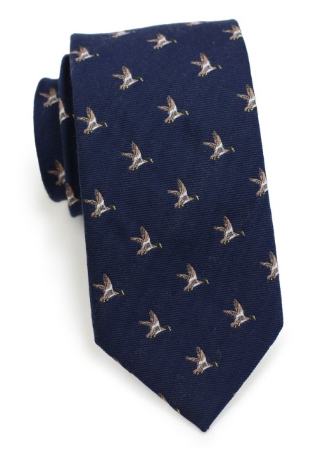 Countrymen Collection Flying Ducks in Navy
