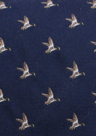 Countrymen Collection Flying Ducks in Navy