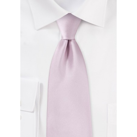 Soft Lilac Hued Men's Necktie
