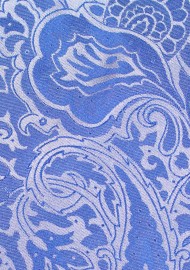 Cobalt Blue Paisley Tie