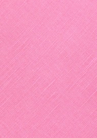Bon Bon Pink Linen Tie | Mens Linen Tie in Bright Bon Bon Pink