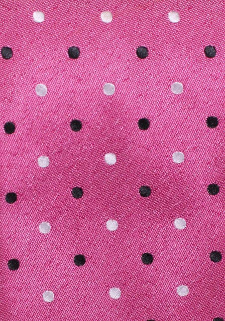 Polka Dot Tie in Lilac Rose