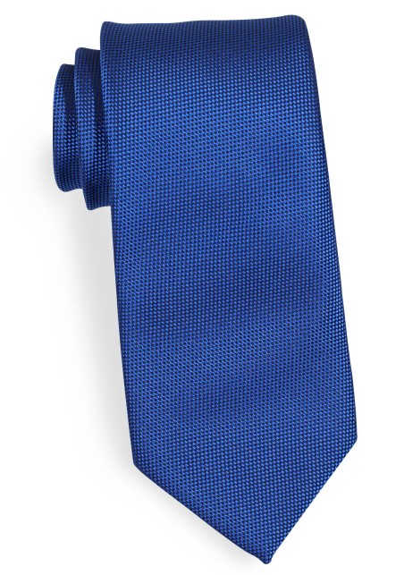 Bright Marine Blue Tie in Matte Finish