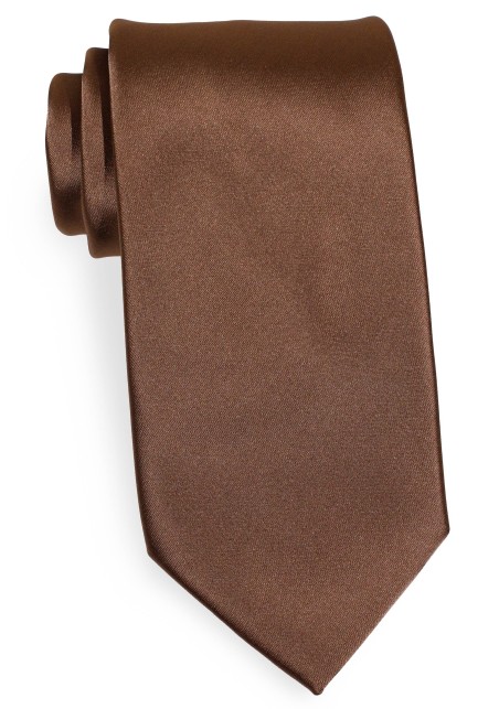 Tie in Chestnut Brown