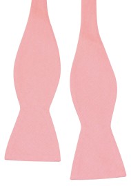Rosette Linen Bowtie in Self-Tie Style
