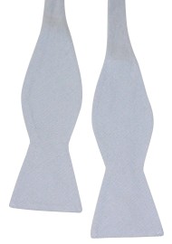 Moody Blue Linen Bow Tie in Self-Tie Style