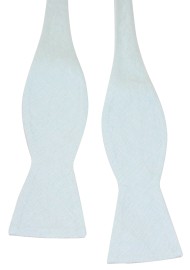 Agave Colored Self Tied Mens Bowtie in Linen