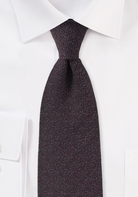 Espresso Brown Matte Finish Necktie