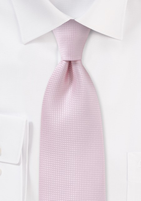 Men's Tie in Soft Pink
