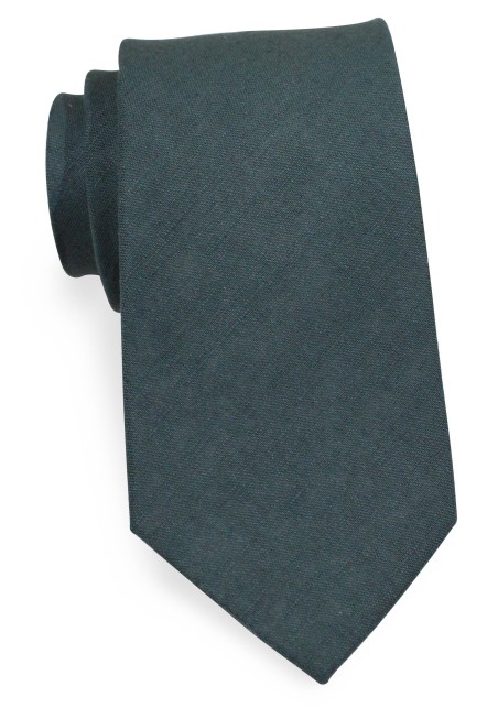 Eucalyptus Linen Tie | Eucalyptus Green Necktie in Pure Linen