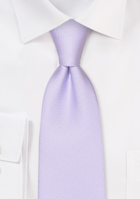 Matte Finish Tie in Lavender