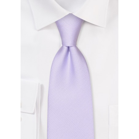 Matte Finish Tie in Lavender