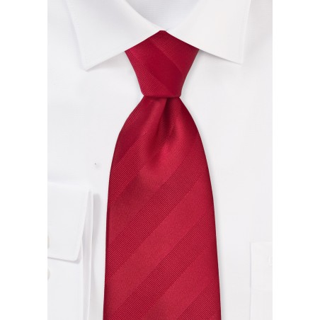 Asymmetrical Tie in Reds