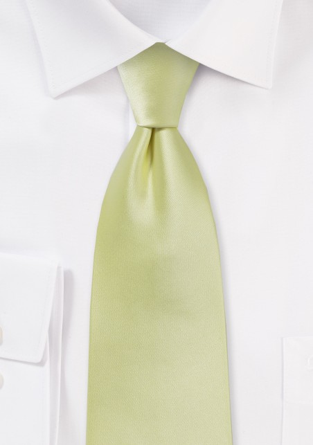 Trendy Summer Tie in Lemongrass Yellow