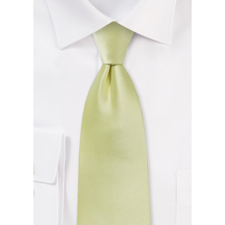 Trendy Summer Tie in Lemongrass Yellow