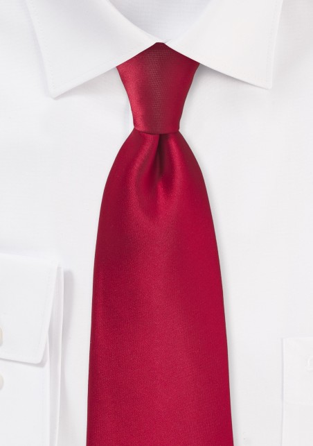 Solid Necktie in Valentine Color