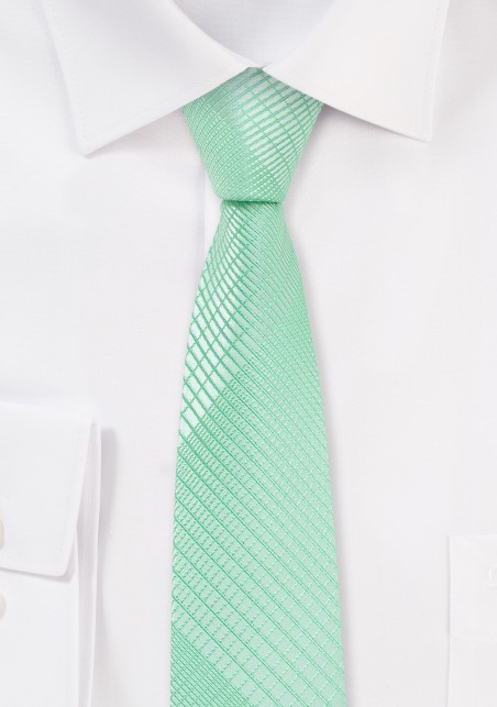 Skinny Tie in Summer Mint