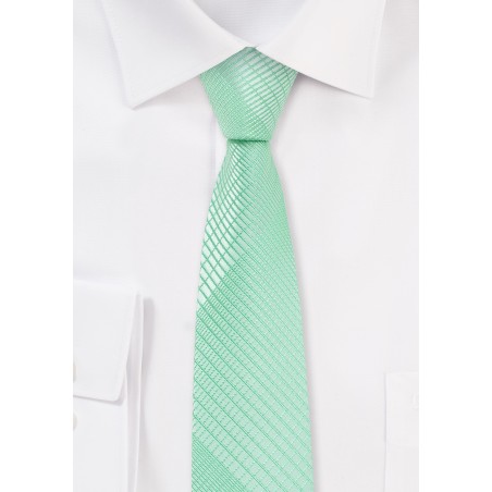 Skinny Tie in Summer Mint