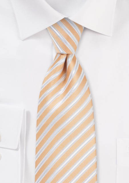 Summer Striped Necktie in Sunburst