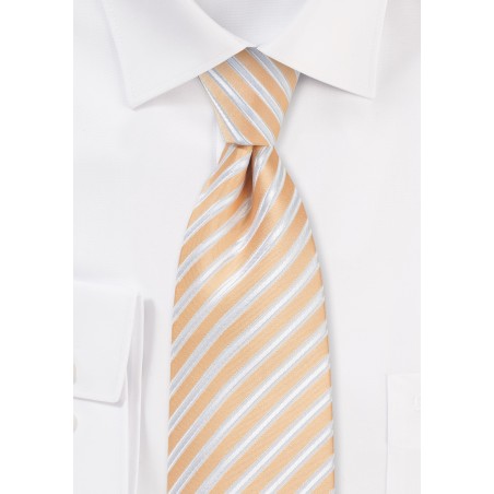 Summer Striped Necktie in Sunburst