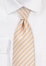 Summer Striped Necktie in Sunburst