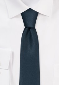 Charcoal Skinny Tie | Skinny Mens Necktie in Charcoal
