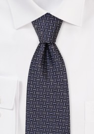Designer Necktie in Dark Gray and Matte Finish