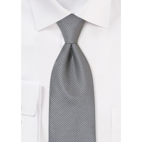 Extra Length Tie in Greens with Micro Checks