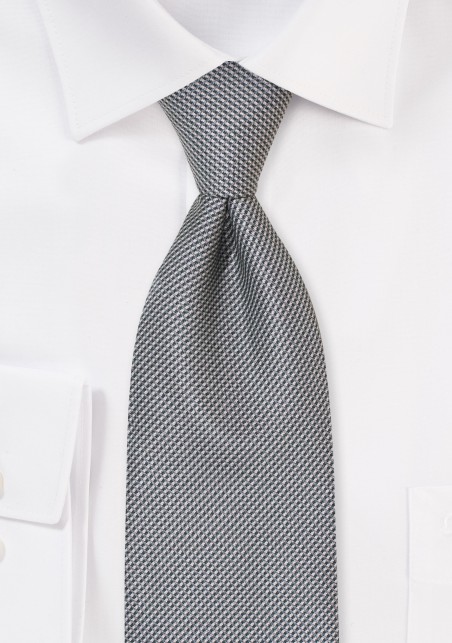 Green Necktie with Woven Micro Checks