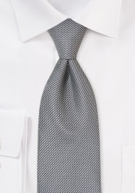 Green Necktie with Woven Micro Checks