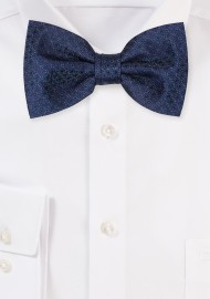 Dress Blue Mens Bow Tie in Matte Finish
