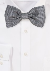 Green and Silver Micro Checkered Bowtie