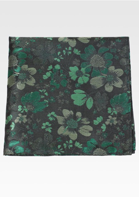 Green Floral Hanky by PUCCINI