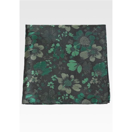 Green Floral Hanky by PUCCINI