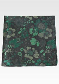 Green Floral Hanky by PUCCINI