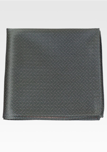 Olive Green Hanky | Mens Pocket Square in Dark Olive