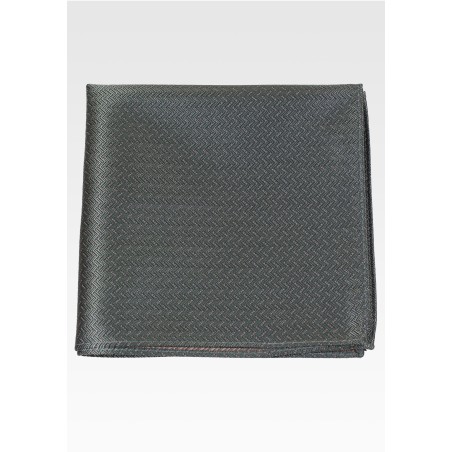 Olive Green Hanky | Mens Pocket Square in Dark Olive
