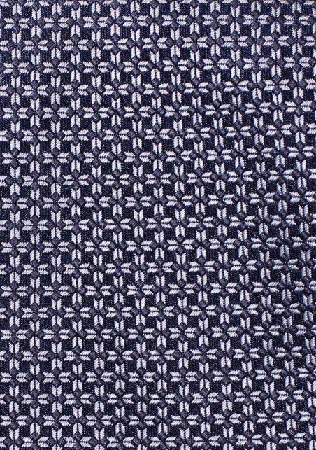 Midnight Navy Blue Star Check Bowtie