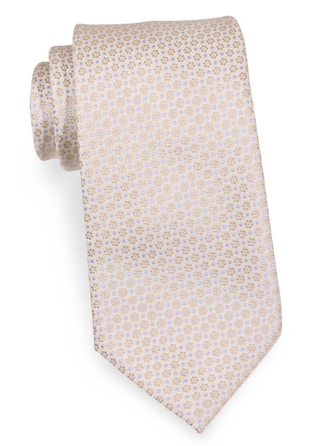 Vanilla Cream mens Necktie in Matte Finish
