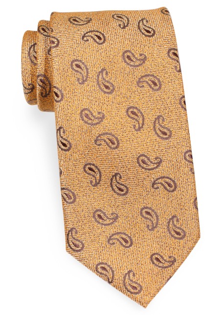 Vintage Golden Paisley Necktie