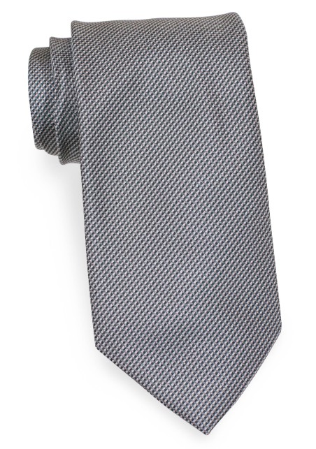 Extra Length Tie in Greens with Micro Checks